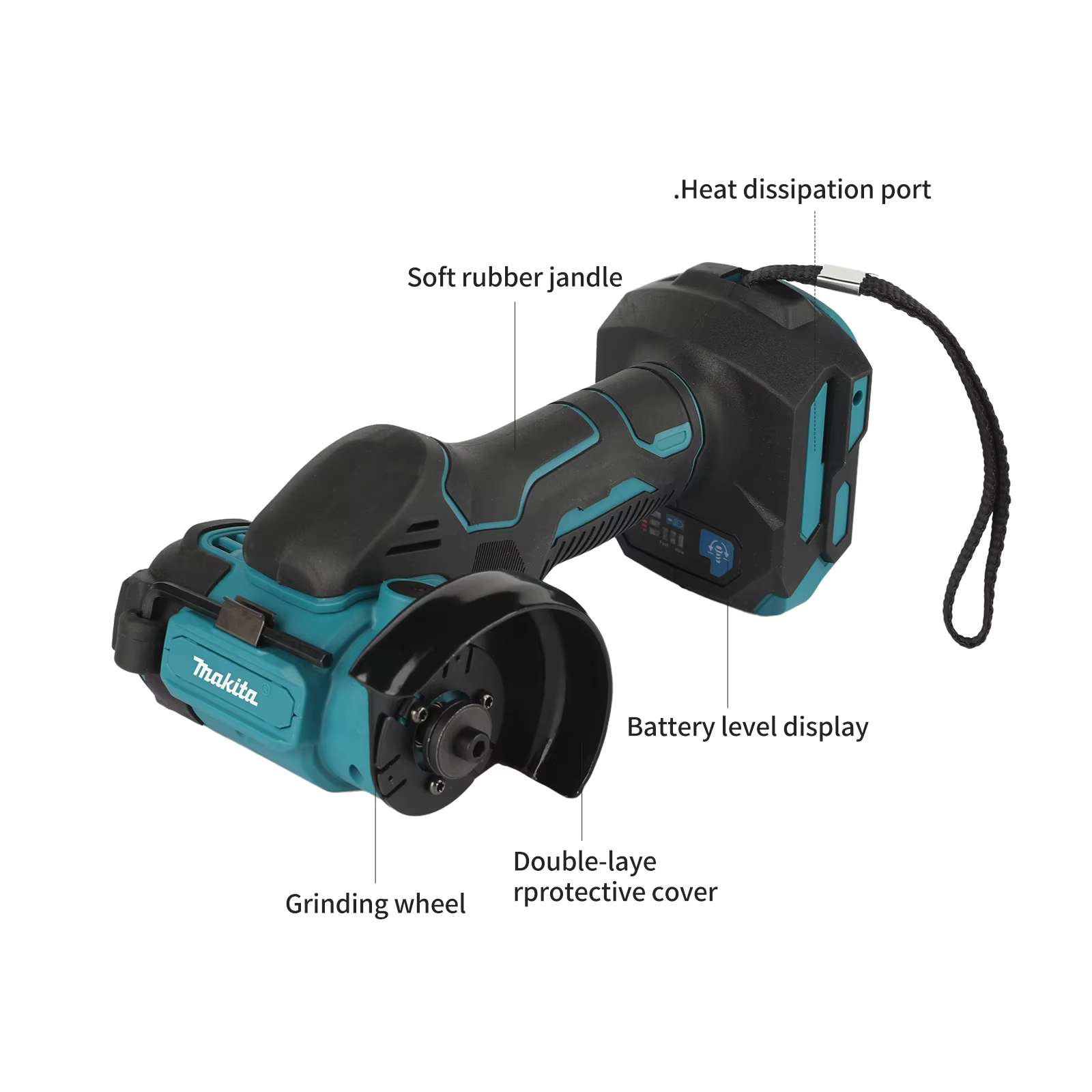 Meuleuse d'angle sans fil Makita MT438 18V