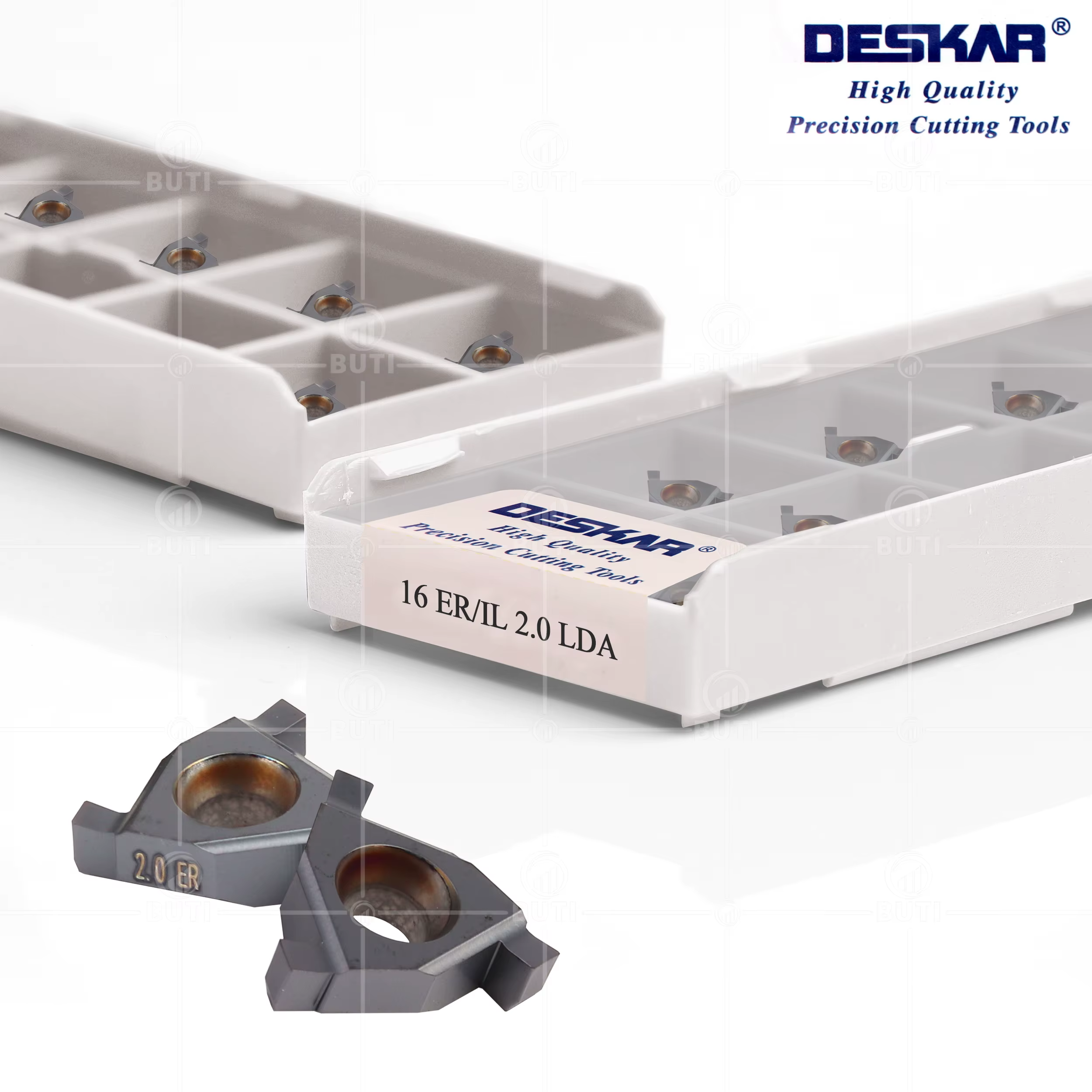 DESKAR 100% Original 16ER IL0.7 16IR EL1.0 16ERIL1.1 16IREL1.2 LDA Lame à rainurer interne et externe pour tour