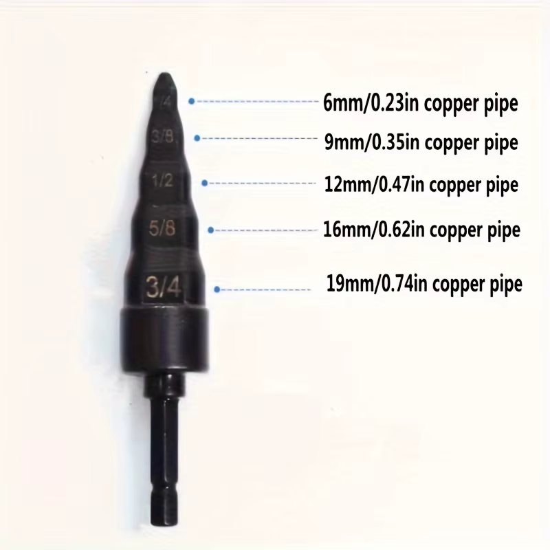 Extenseur de tuyau en cuivre de climatisation 1/4-3/4 et outil rotatif