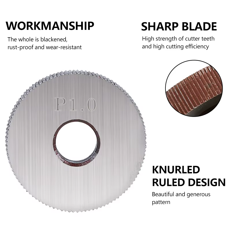 Outils de moletage HSS coordonnants pour tour à métaux