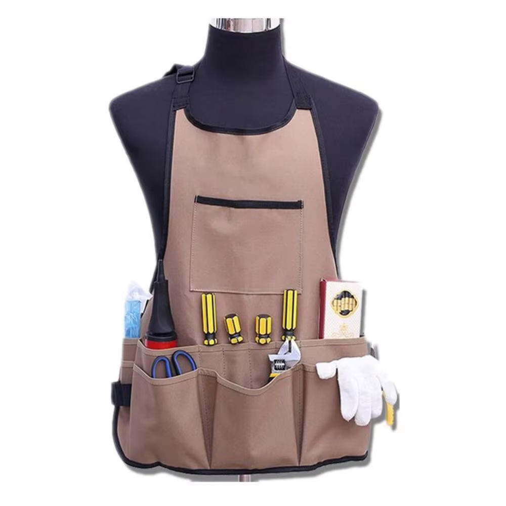 Tablier à outils de jardin avec ceinture Oxford