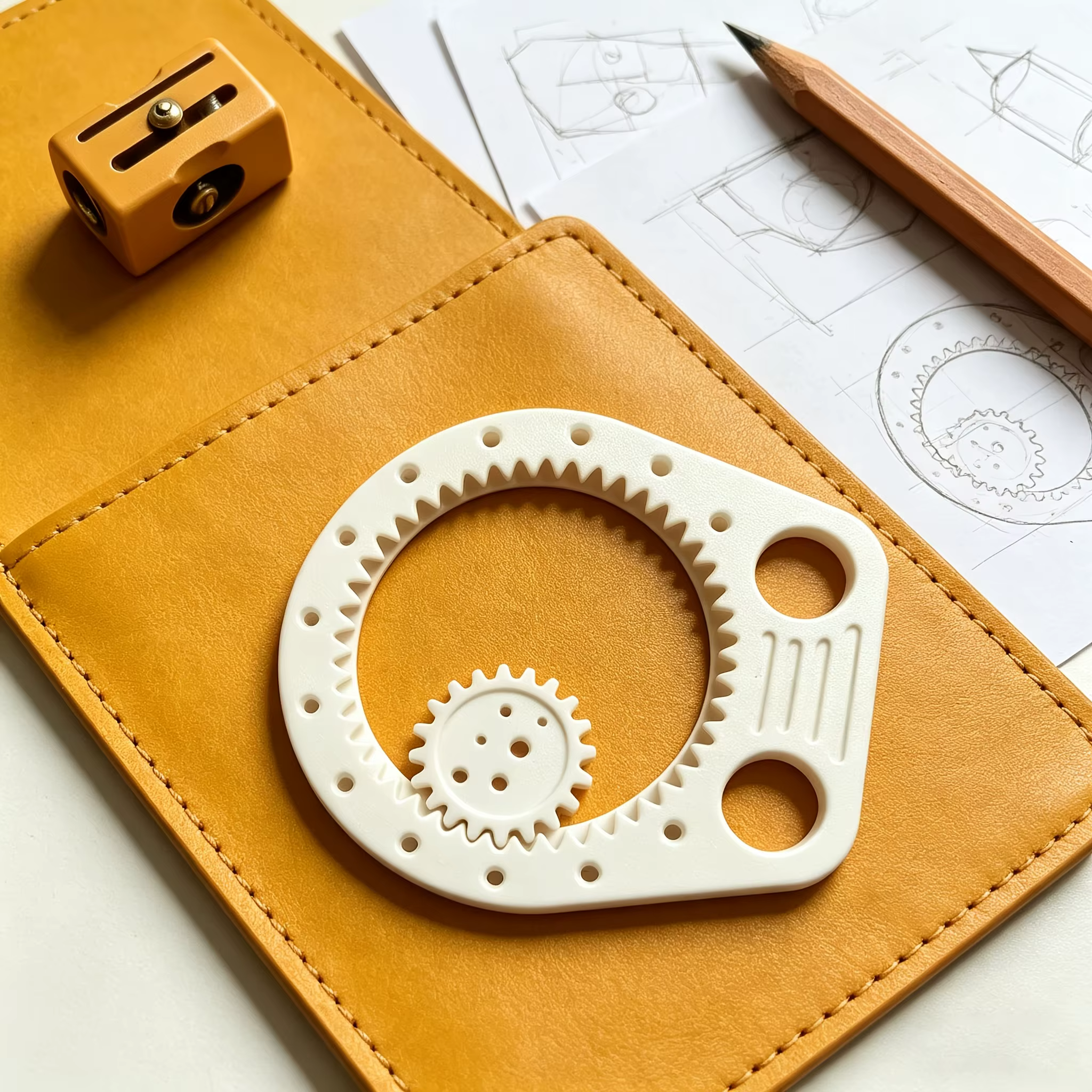 Outil de dessin multifonctionnel, règle de dessin multifonctionnelle, permet de dessiner divers motifs individuels et courbes avec une simple rotation.