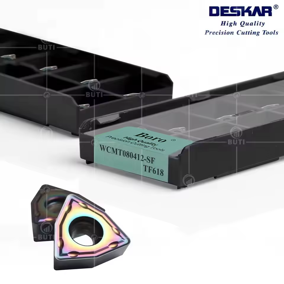 DESKAR 100% Original lame de forage en forme de U en acier trempé tour WCMX 030208