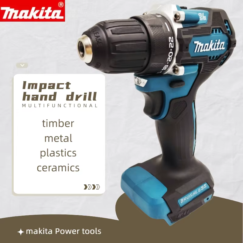 Perceuse à percussion sans fil Makita DDF487 10 mm 18 V