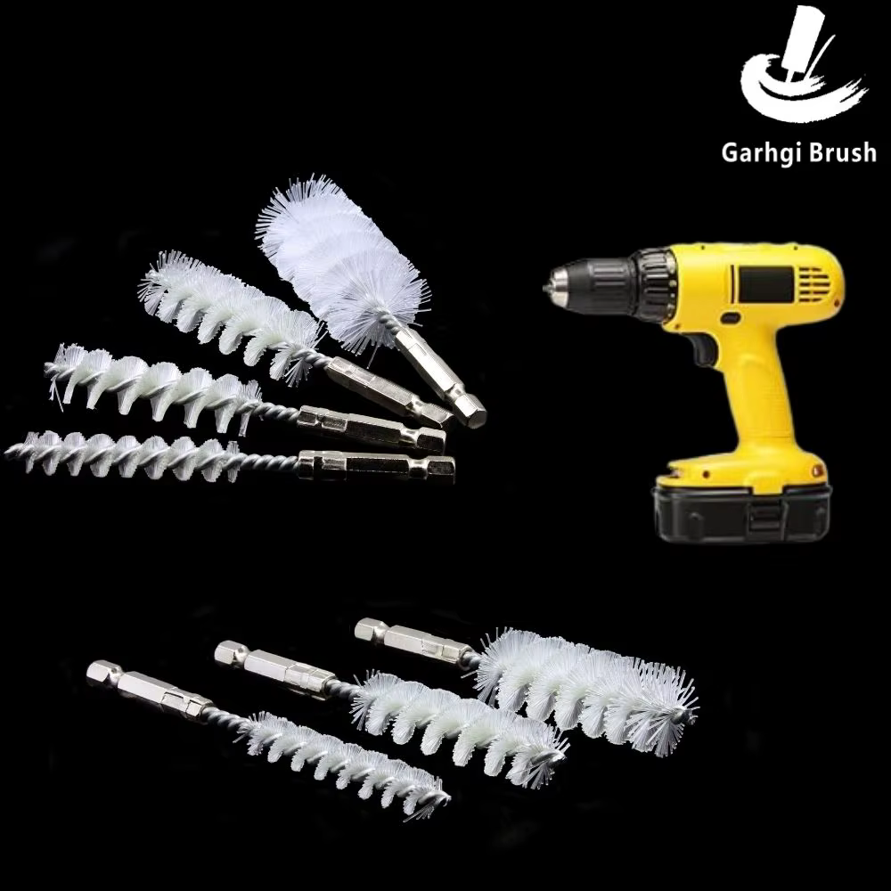 Brosse métallique multifonctionnelle en nylon pour outils électriques