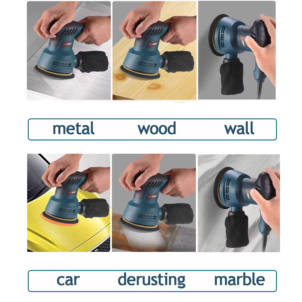 Ponceuse excentrique électrique 300W