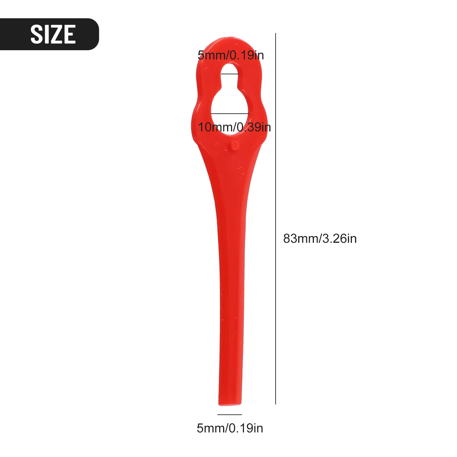 Lames de rechange en plastique pour Parkside PRTA-20-LiA1 LIDL-IAN 311046