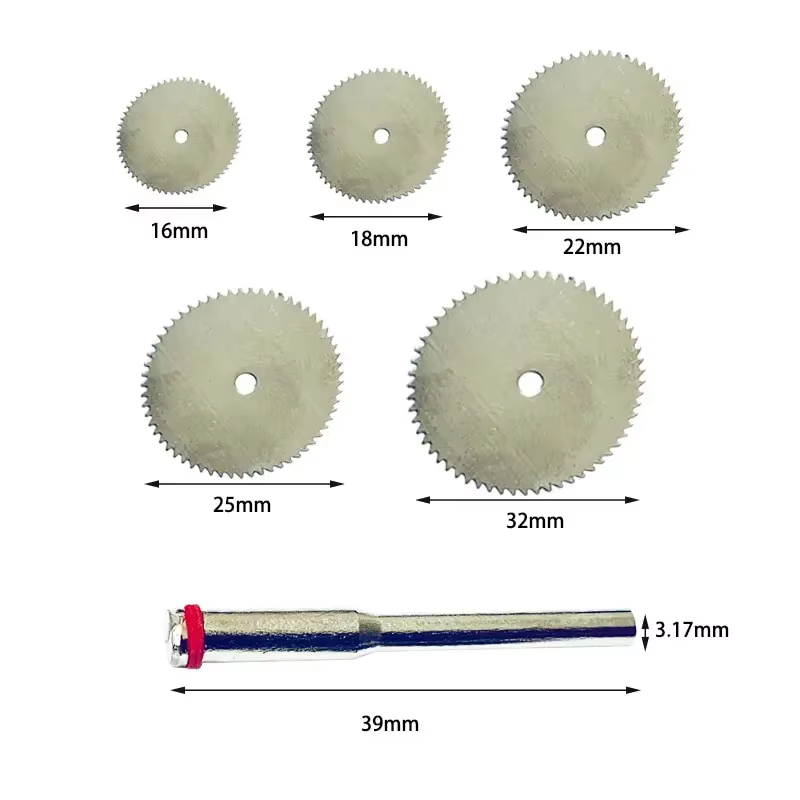 Mini lame de scie circulaire en acier inoxydable