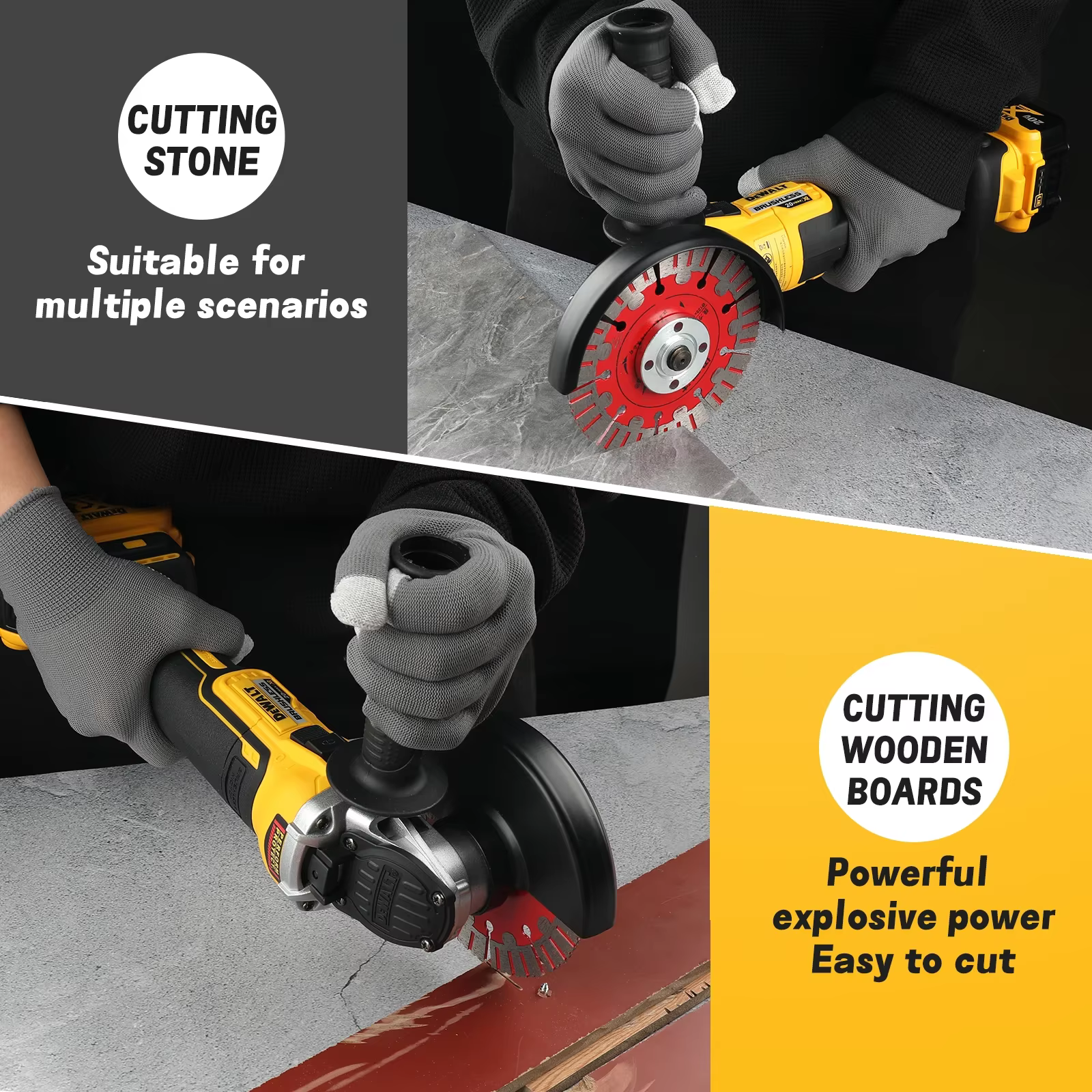 DEWALT 2025 DCG405 Meuleuse d'angle à tête plate 125 mm