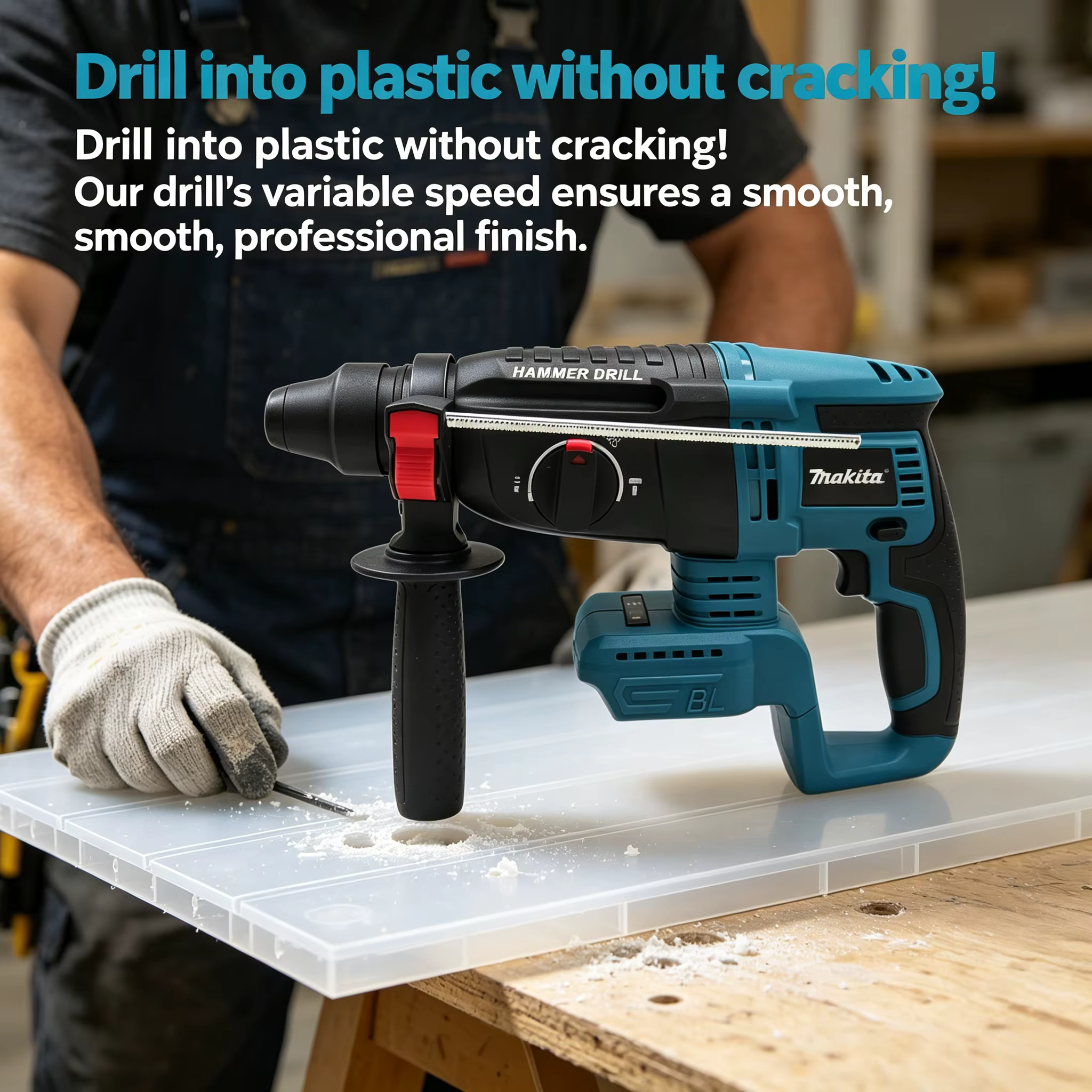 Makita Original 18V 26MM Perceuse à percussion sans balais