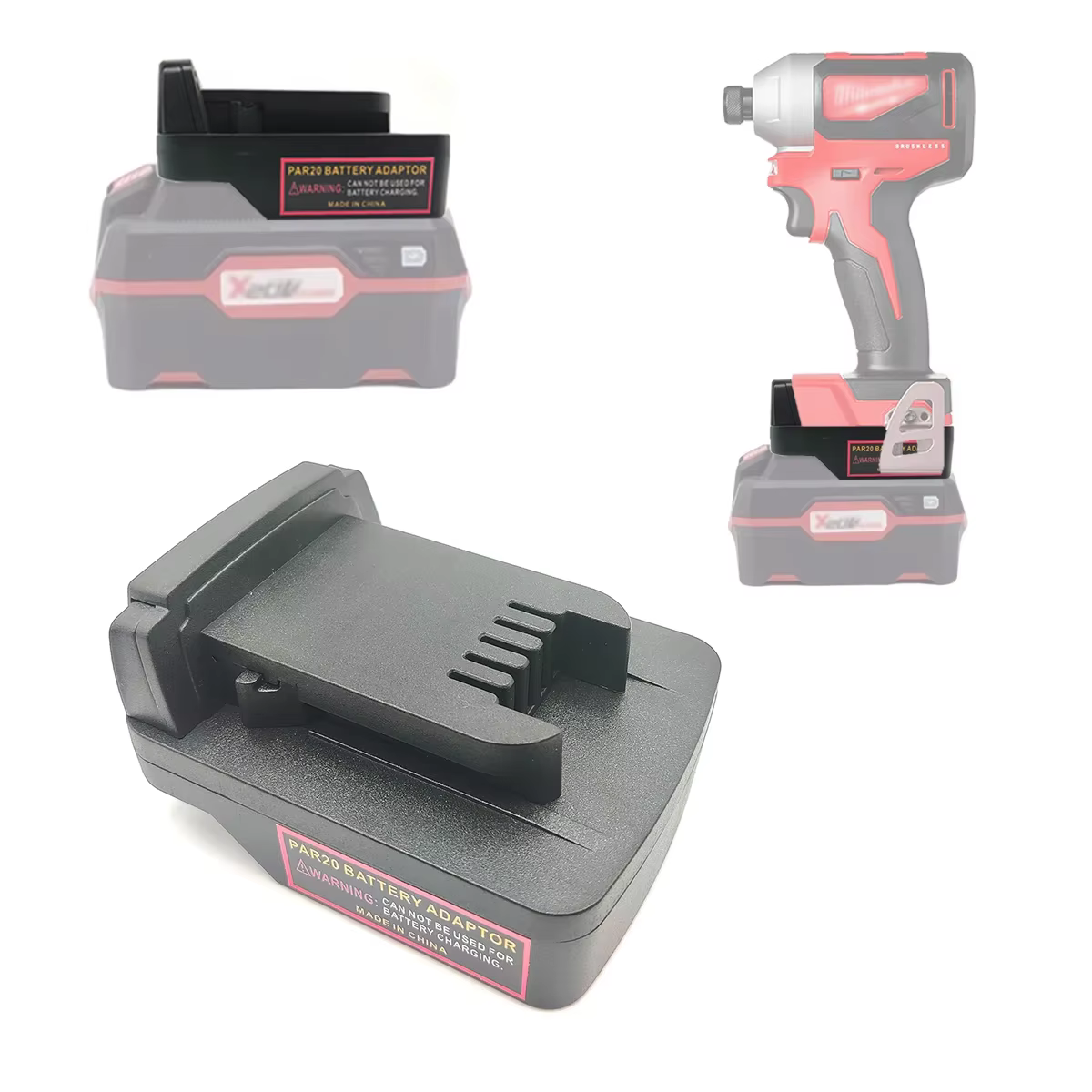 Pour Parkside 20V Batteries au Lithium adaptateur de batterie convertisseur Compatible avec pour Milwaukee 18V