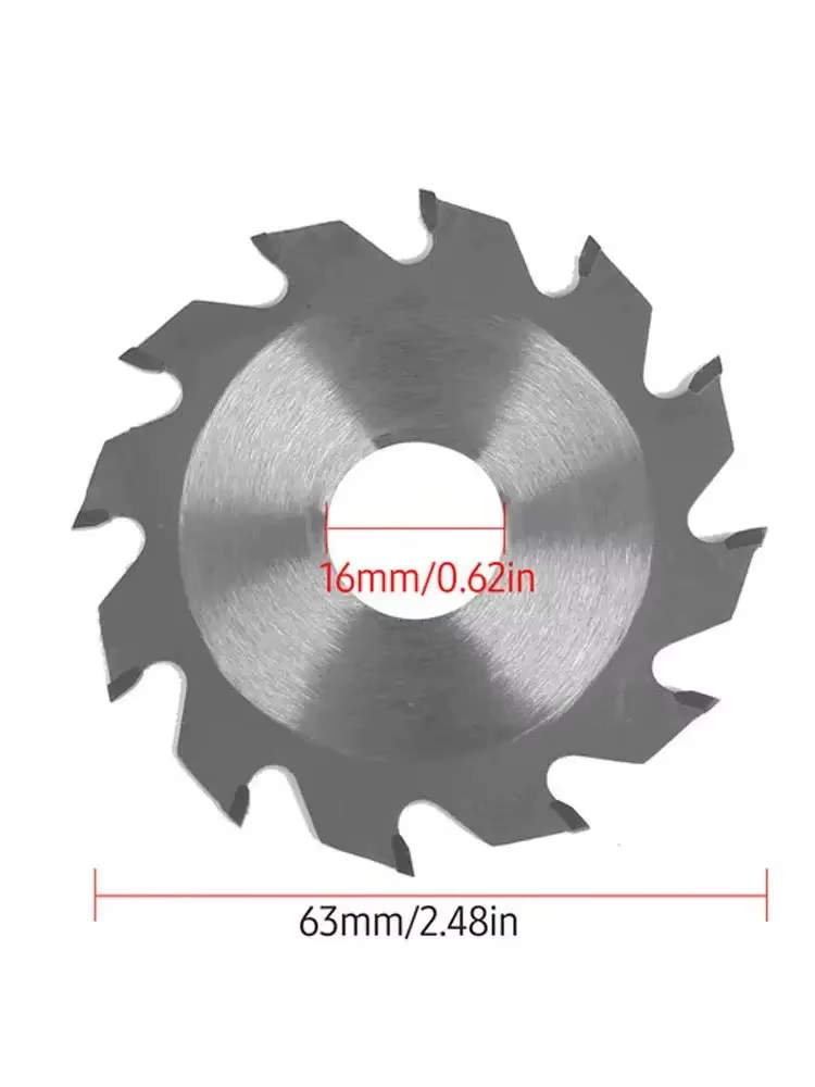 Lame de scie circulaire en carbure de 63 mm de diamètre