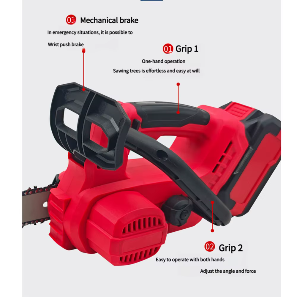 Tronçonneuse électrique portative sans fil de 12 pouces pour la coupe du bois de branche d'arbre pour la batterie Milwaukee M18