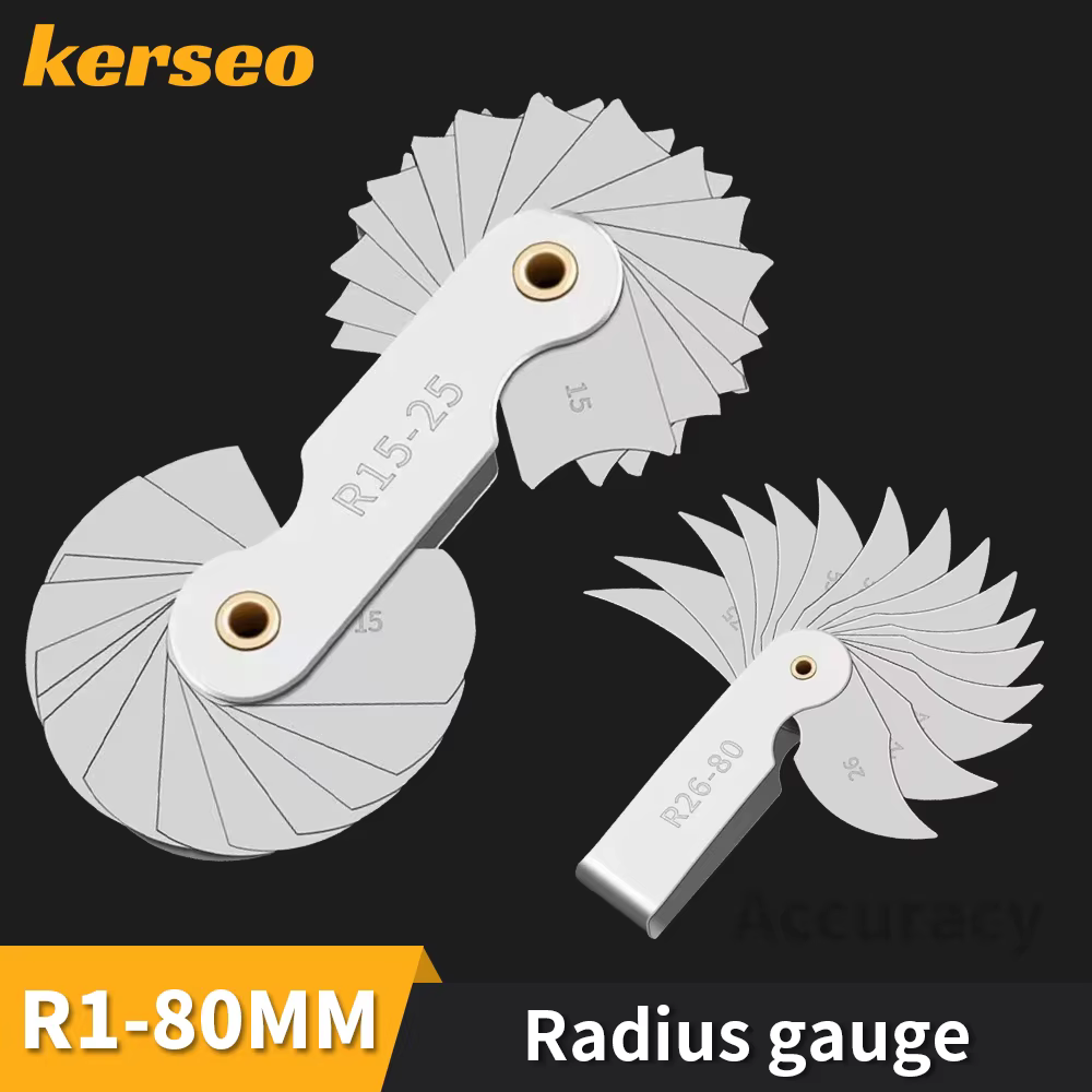 Gabarit de mesure de rayon R1-6.5 7-14.5 15-25 26-80