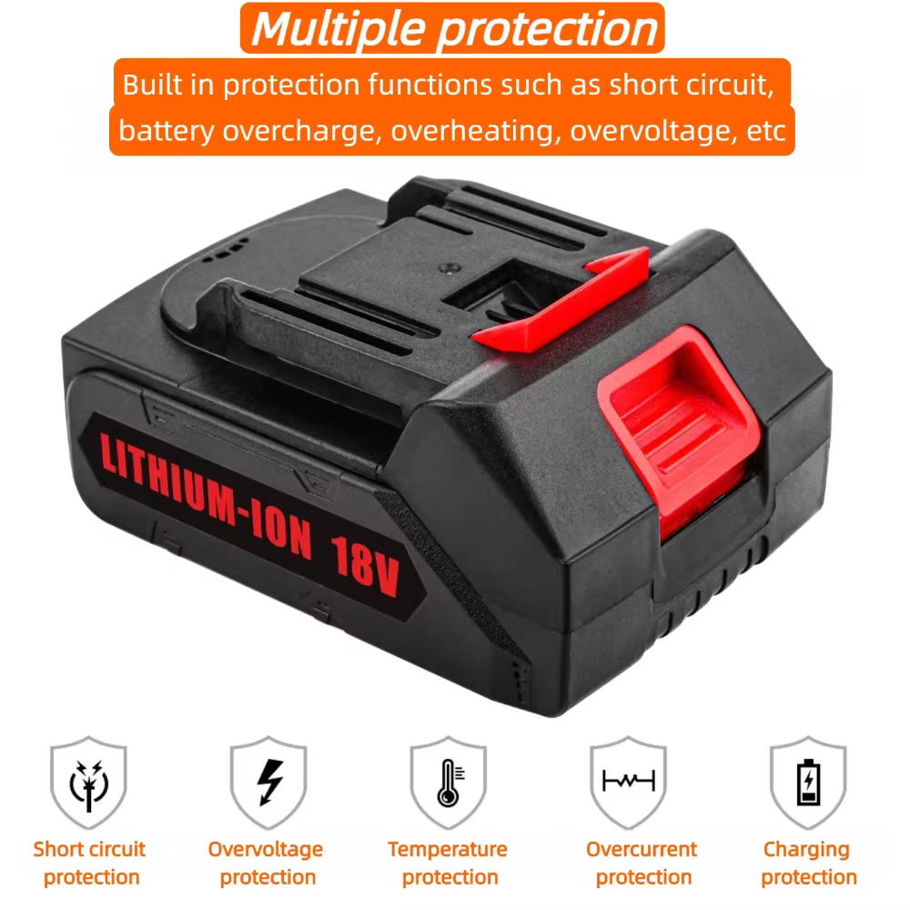 Batterie Li-ion 18V 7500mAh pour outils électriques sans fil