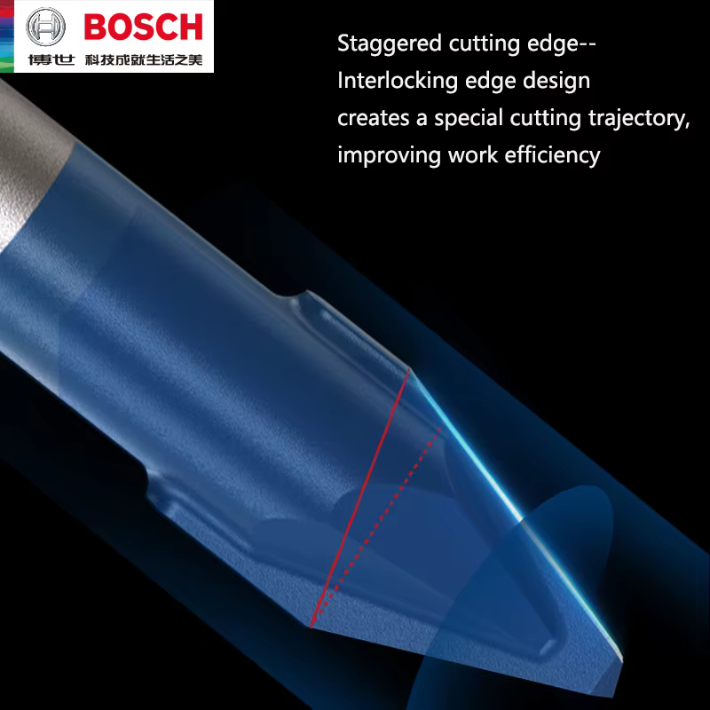 BOSCH Hex-9 forets en céramique dure EXPERT petite flèche bleue sol en marbre carrelage vitrifié trou de forage accessoires d'outils électriques