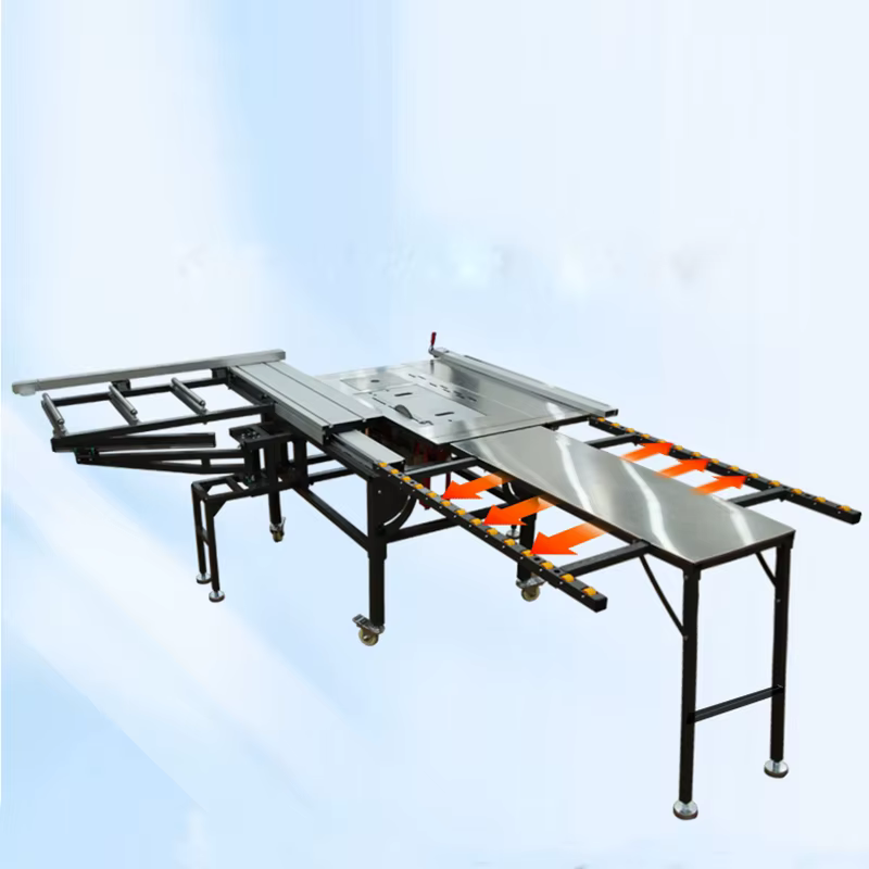 Scie à table multifonctionnelle WJS600B pour le travail du bois avec rail de guidage