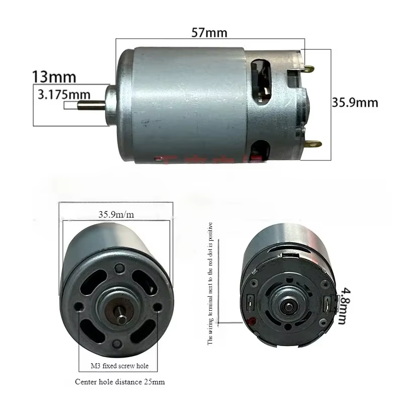 Moteur micro DC 21V 550