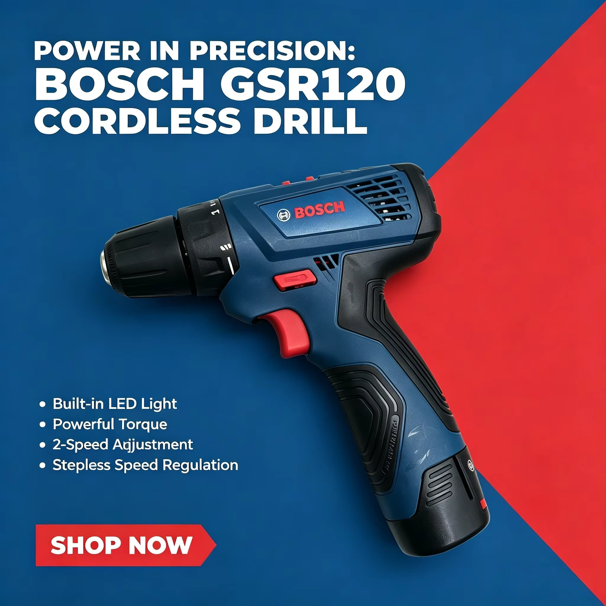 Perceuse électrique professionnelle Bosch GSR120
