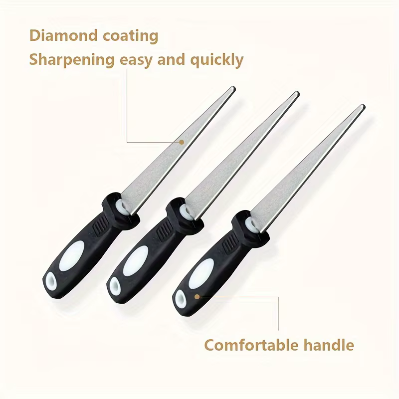 Aiguiseur de diamant, lime à double grain métallique
