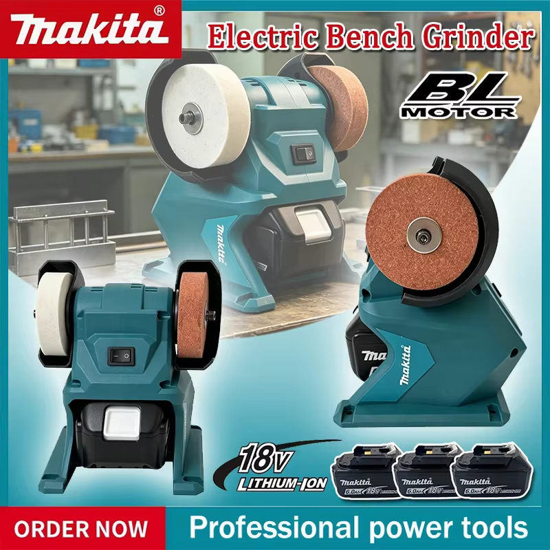 Meuleuse de banc électrique sans fil Makita 200W 5500 tr/min