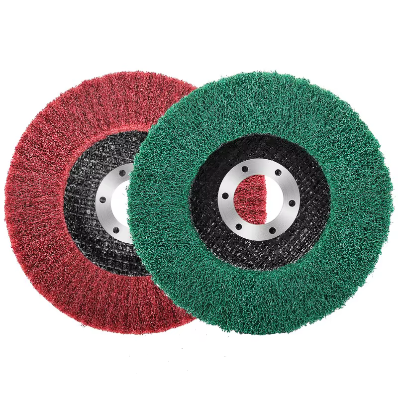 Disque de roue de polissage à lamelles Non tissées pour meuleuse d'angle