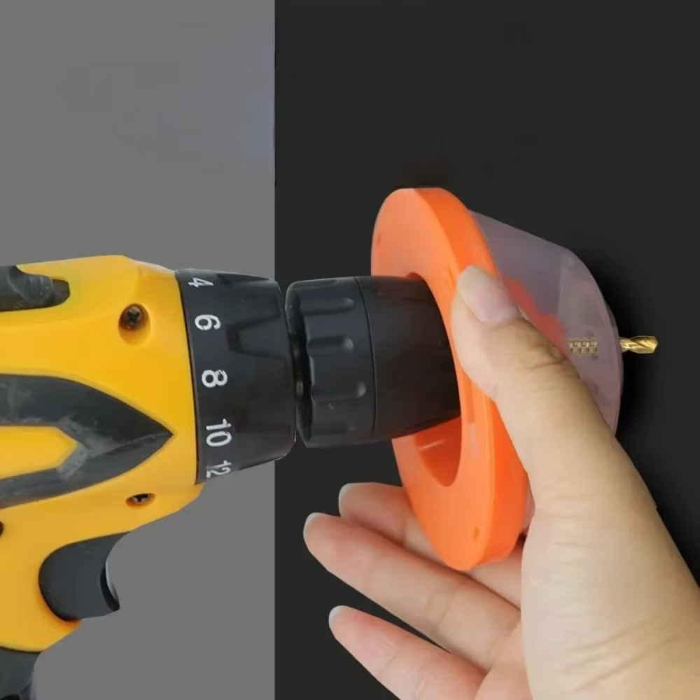 Cache-poussière pour perceuse électrique
