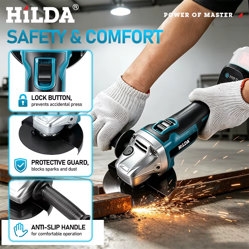 Meuleuse d'angle sans fil HILDA 21V
