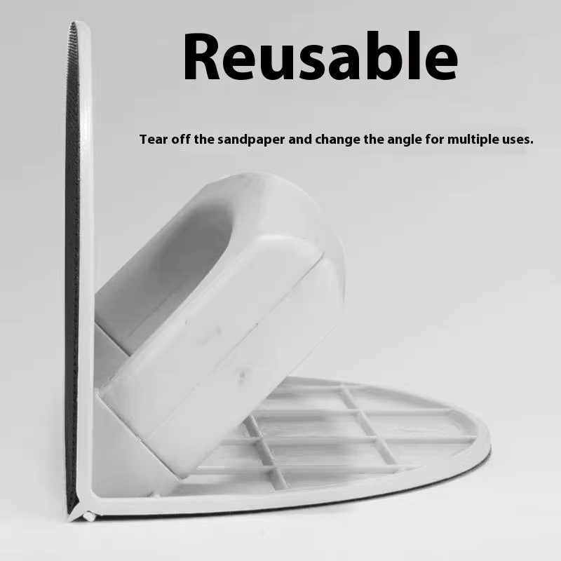 Outil multifonctionnel de ponçage d'angle Semi-circulaire