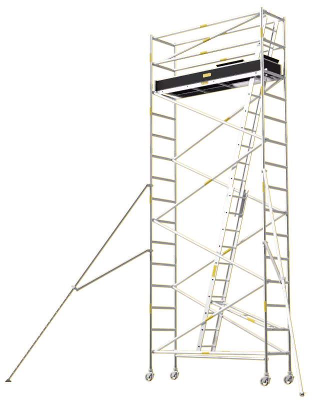 Échelle pliante télescopique en aluminium 4