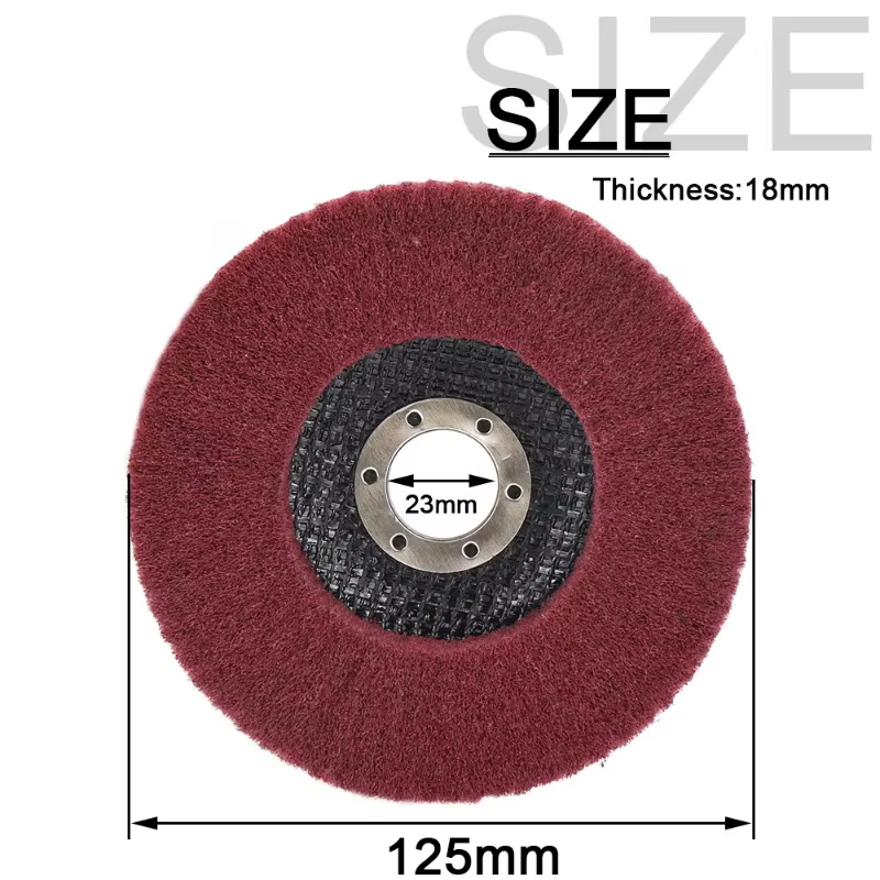 Disque de roue de polissage à lamelles Non tissées pour meuleuse d'angle