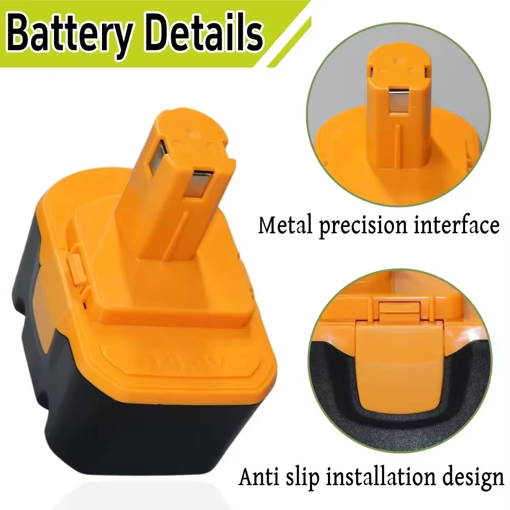 Batterie de remplacement pour perceuse sans fil R10521 RY6201 RY6202 130224010 130224 pour Ryobi 14.4V 6800 NI-MH