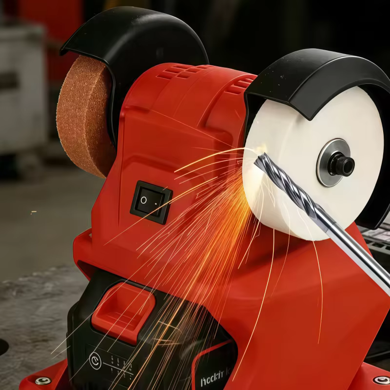 Meuleuse de banc électrique ﻿ Meuleuse double sans fil pour polissage et affûtage de couteaux, compatible avec les outils électriques Milwaukee M18 à batterie