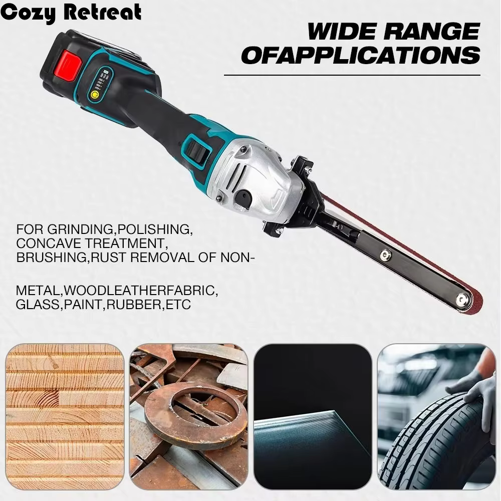 Accessoire de ponceuse à bande multifonction pour remplacer la meuleuse d'angle