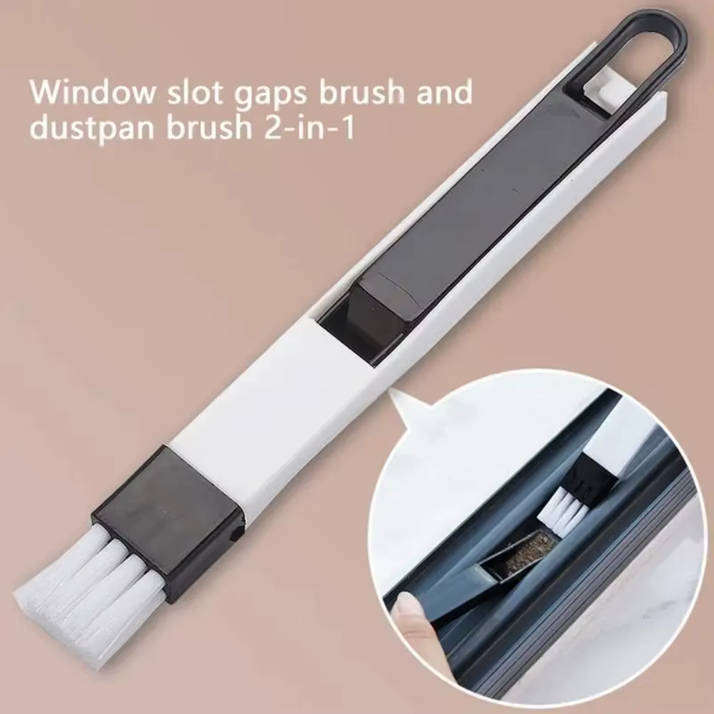 1PC Ensemble de brosses de nettoyage pour rainures de fenêtre