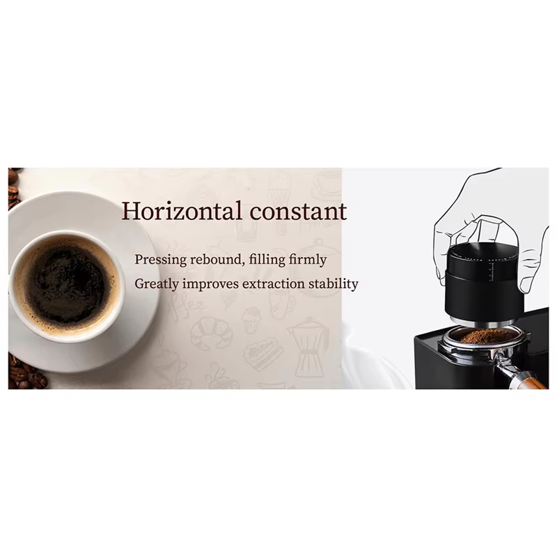 Doseur de distributeur de café d'outils à expresso de 53MM 3 fonctions en acier inoxydable pour les essentiels de la maison