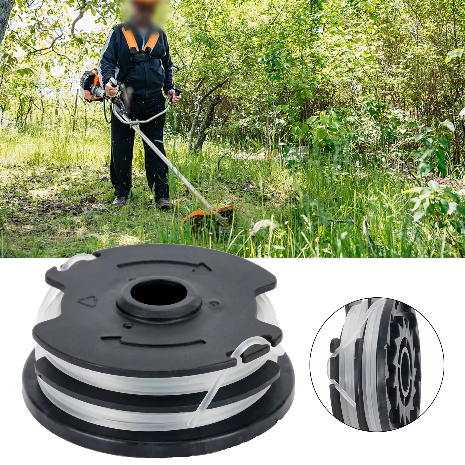 Bobines de filetage pour tondeuse à gazon sans fil Parkside