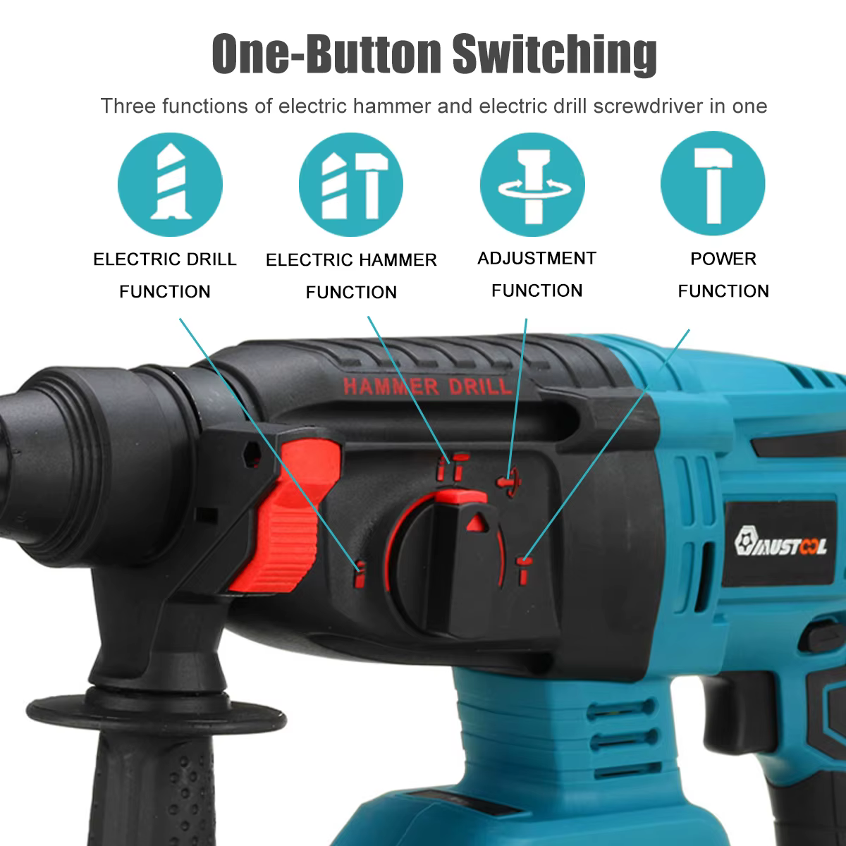 Drillpro – ensemble d'outils professionnels 4 en 1