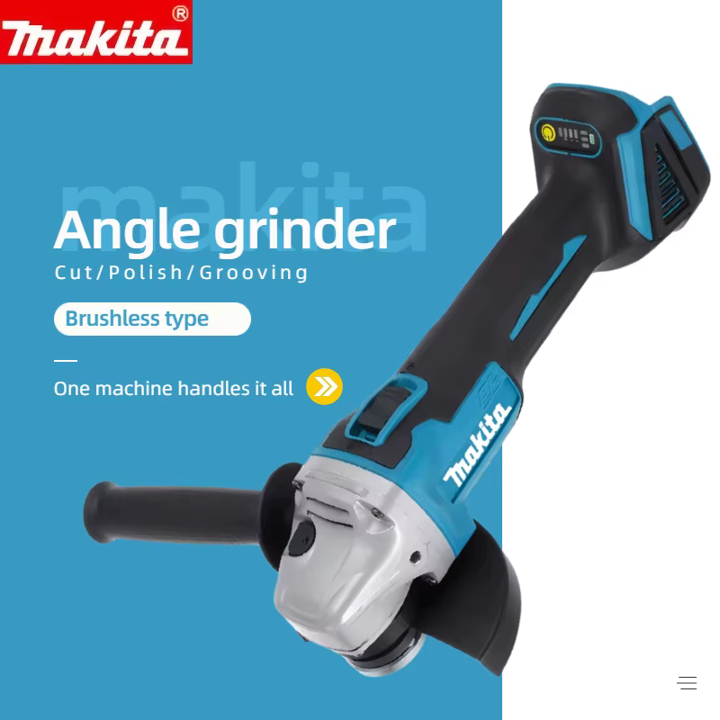 Meuleuse d'angle Makita DGA504 18V 6.0Ah 125mm sans balais à batterie lithium (machine nue)