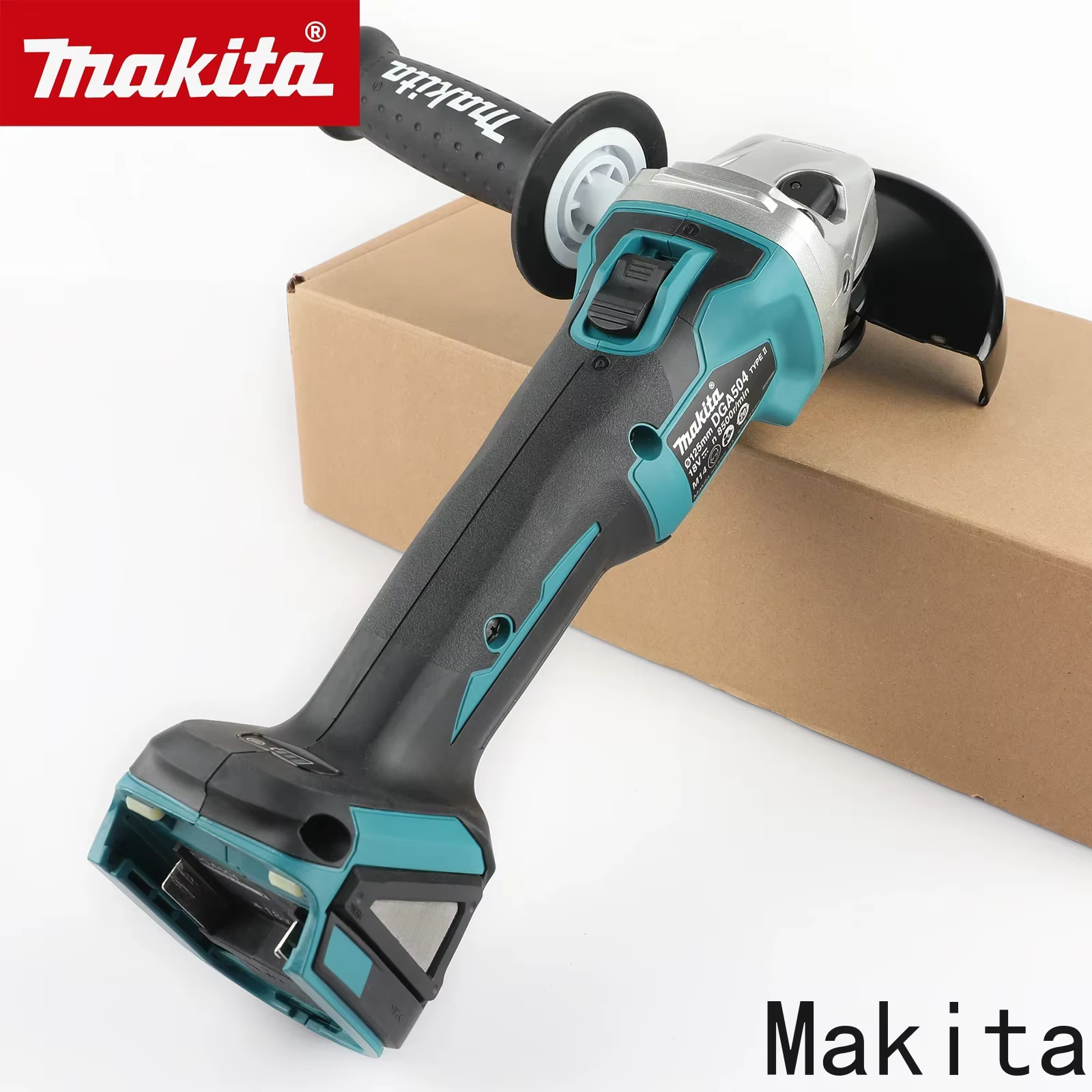 Makita DGA504 18V 6.0Ah 125mm batterie au Lithium sans brosse meuleuse d'angle Machine de découpe Rechargeable multi-fonctionnelle tout-en-un B