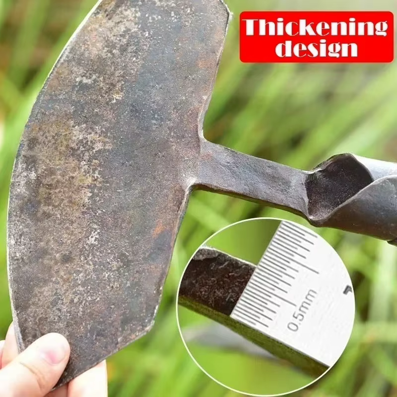 Outils de désherbage horticole, pelles à désherbage multifonctionnelles en acier, petites pelles à désherbage, outils de décompactage du sol pour l'extérieur