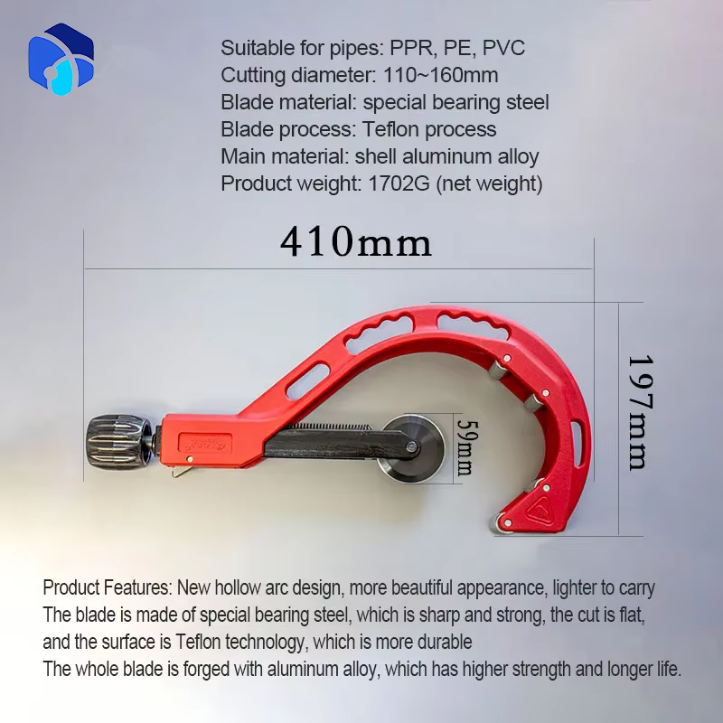 Ciseaux métalliques 14mm-200mm PVC PP PE