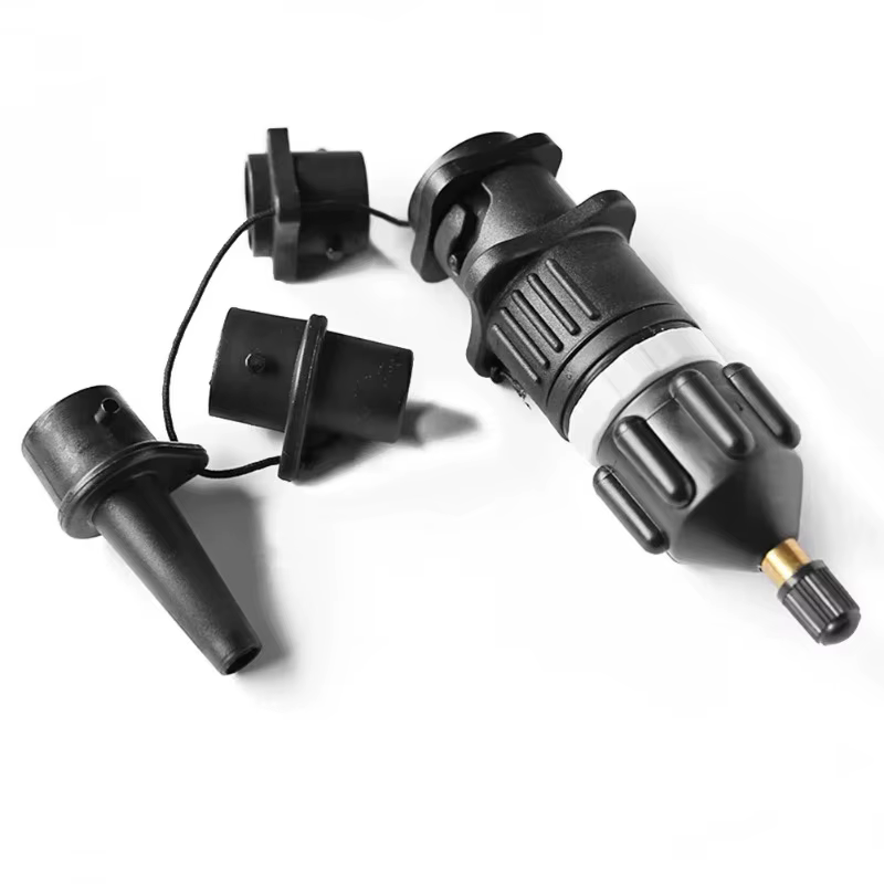 Kit d'adaptateurs de valve d'air multifonction pour planche de SUP gonflable, kayak, bateau à pagaie - Adaptateur de pompe, connecteur de valve d'air, combo