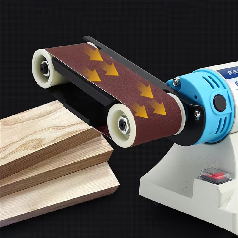 Tête de bande abrasive gauche/droite pour machine à polir