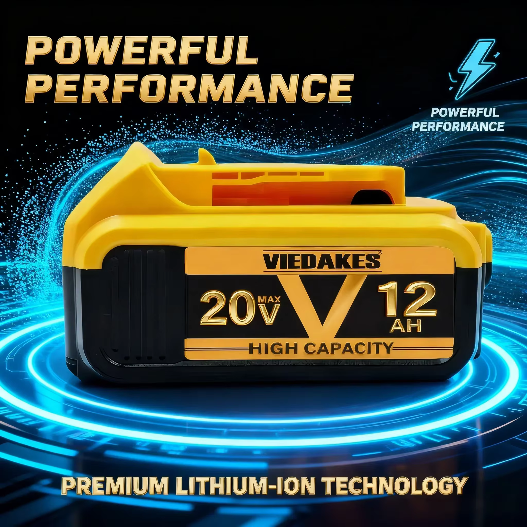 Batterie 20V 12Ah pour outils électriques DeWalt DCF887 DCG405 ✅