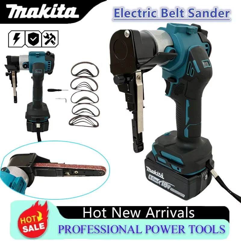 Ponceuse à bande électrique sans fil Makita