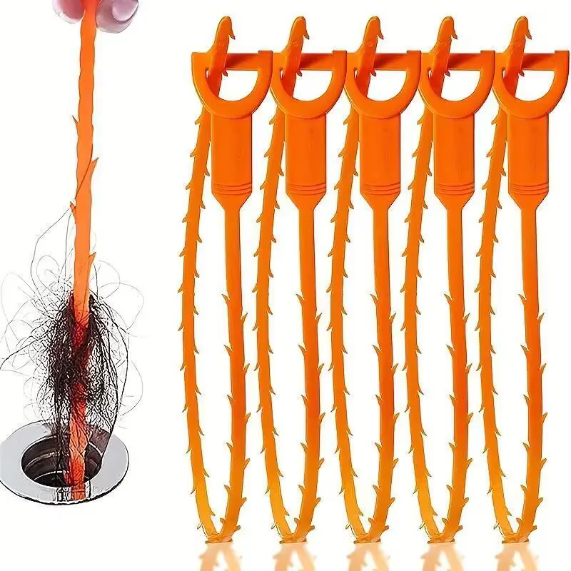 Débouquez facilement les tuyaux domestiques et nettoyer les cheveux. Outils de nettoyage nécessaires