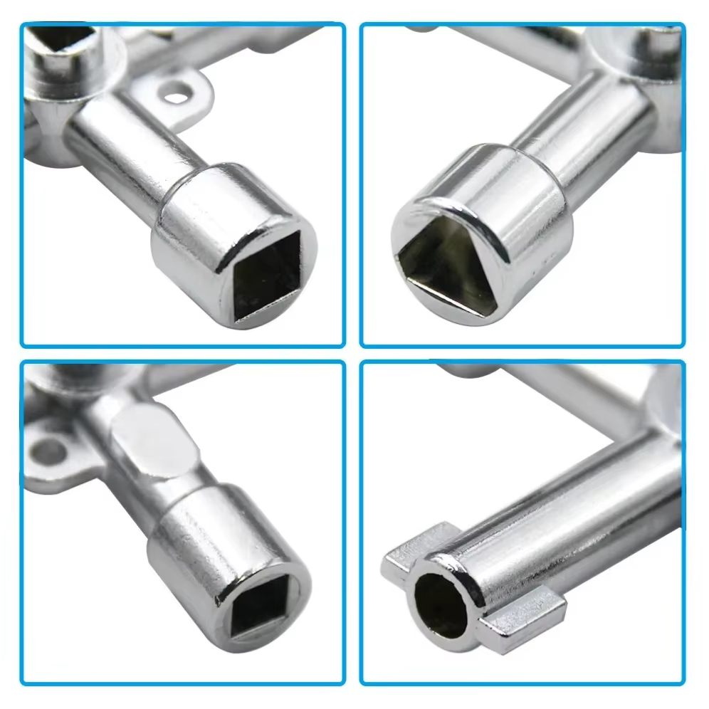 Tournevis multifonctionnel 4-en-1 portable en argent