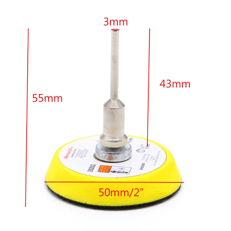 Disque de ponceuse à grain mixte de 2 pouces