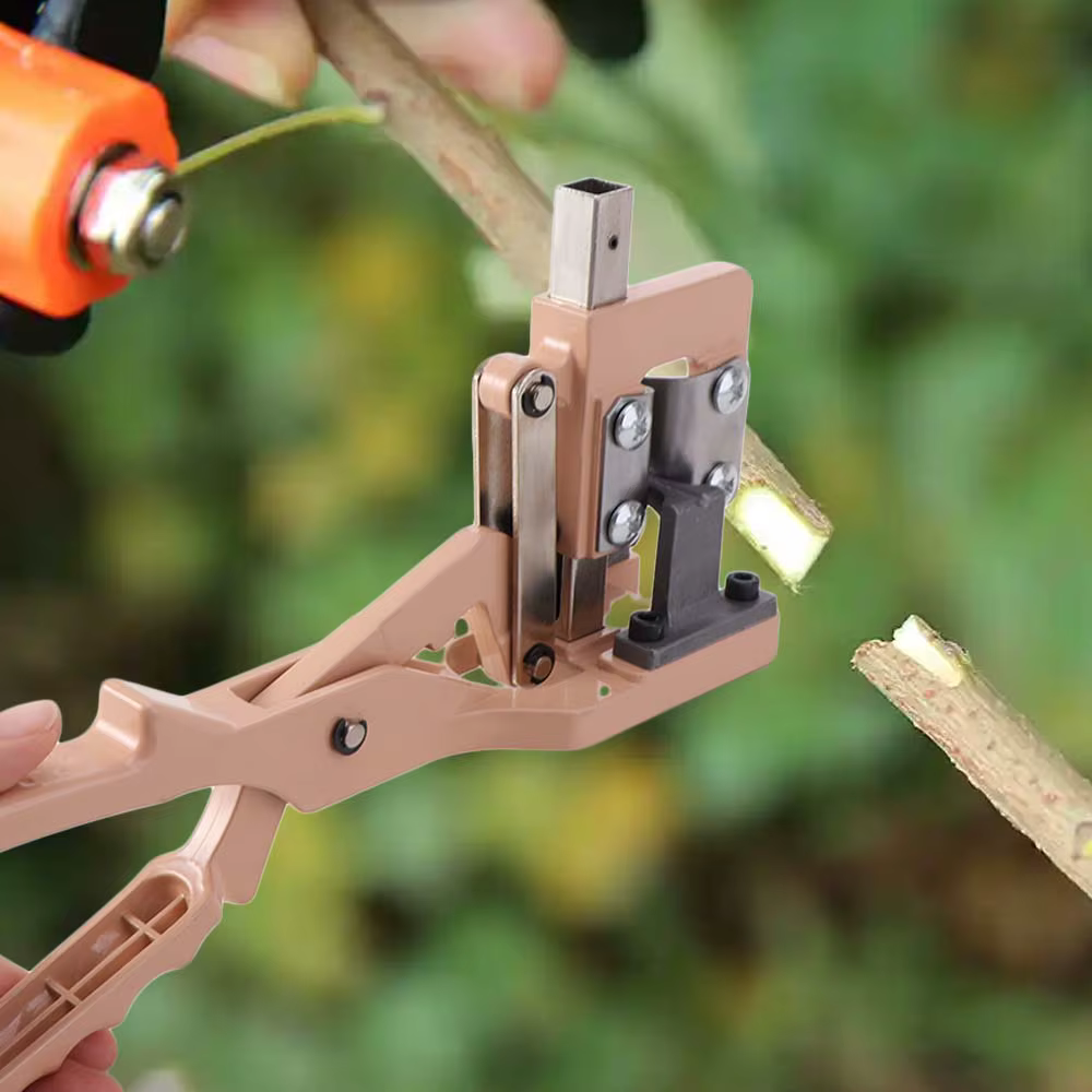 Ciseaux de greffage professionnels à coupe en V, efficaces pour les branches épaisses, ciseaux de greffage à économie d'effort, cisailles à plantes en acier inoxydable